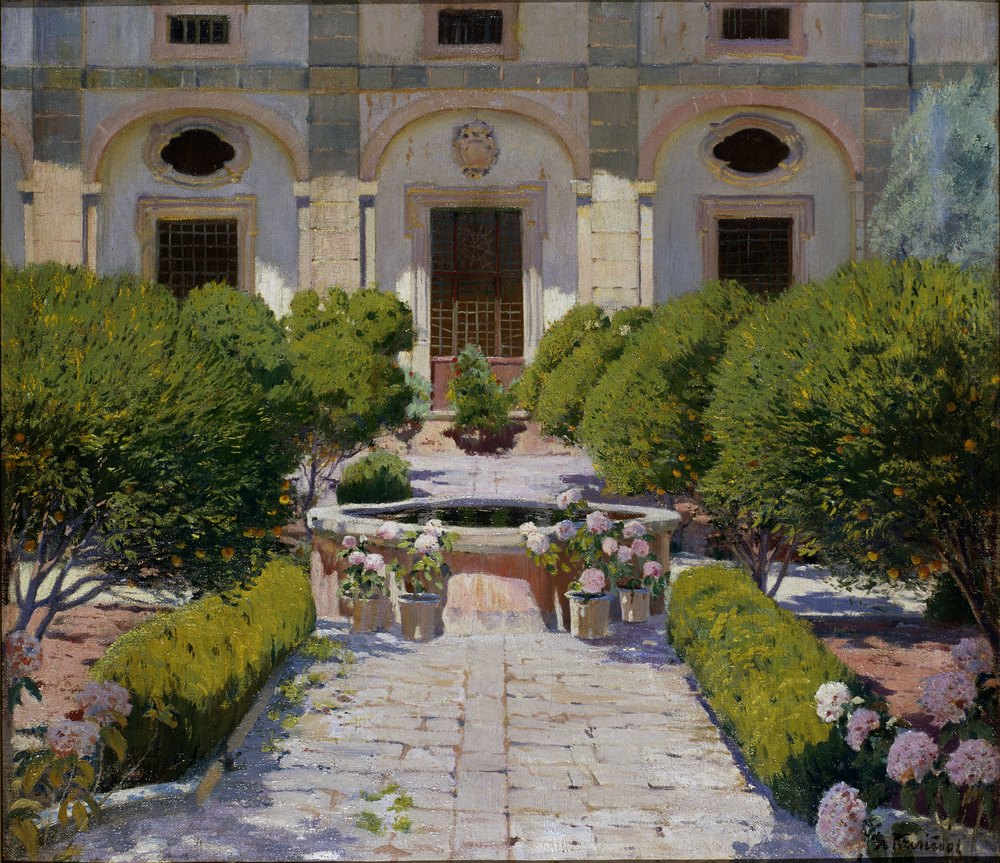 Santiago Rusiñol. Claustro de Georges Sand, Mallorca 1905