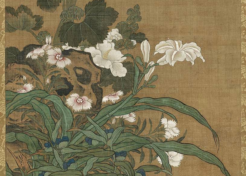 Flores de primavera con pintura china - EL BLOG DE LA TABLA