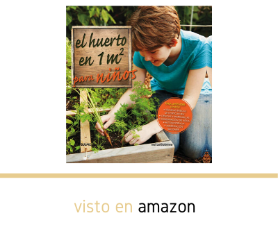 El huerto en 1 M2 para niños, libro en Amazon