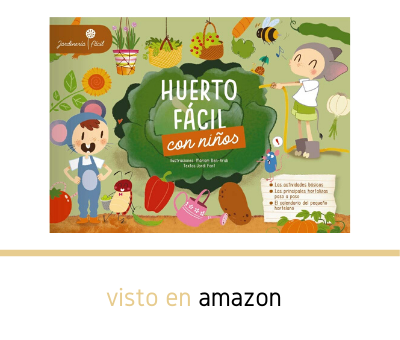 Libro Huerto fácil con niños en Amazon