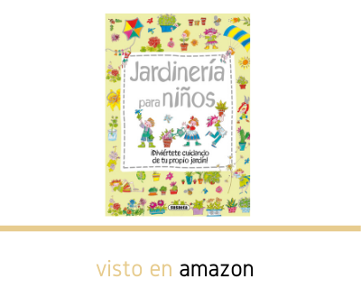 Libro jardinería para niños en Amazon