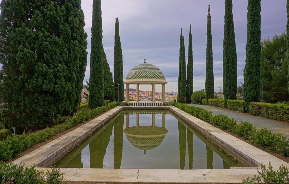 Mirador del jardín botánico La Concepción de Málaga