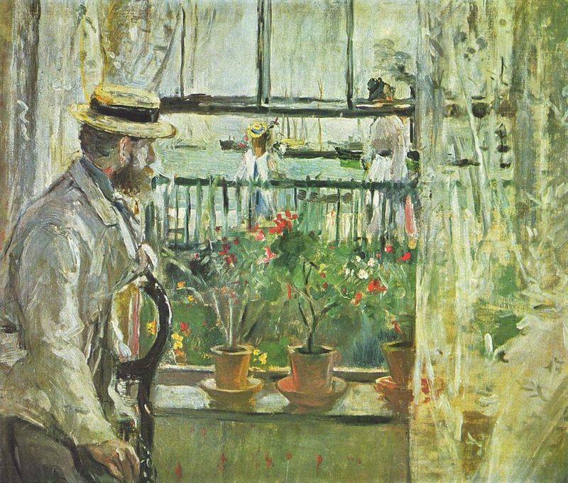 Eugène Manet à l'île de Wight. Berthe Morisot (1875).