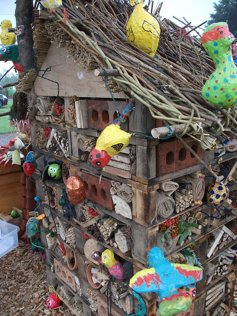 Bug hotel open for business