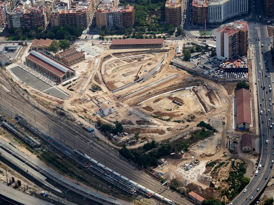 Parque Central en Valencia diseñado por Kathryn Gustafson