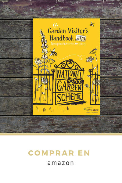 Libro amarillo de jardines de Inglaterra NGS National Garden Scheme