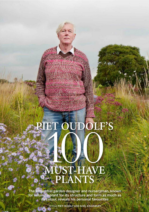 Las 100 plantas imprescindibles para Piet Oudolf