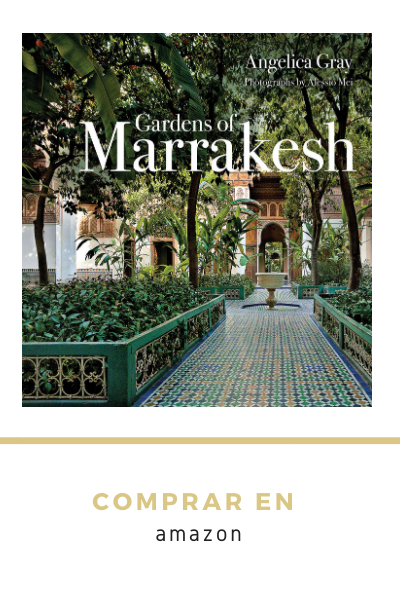 libro sobre jardines de Marrakech. Book about gardens of Marrakesch