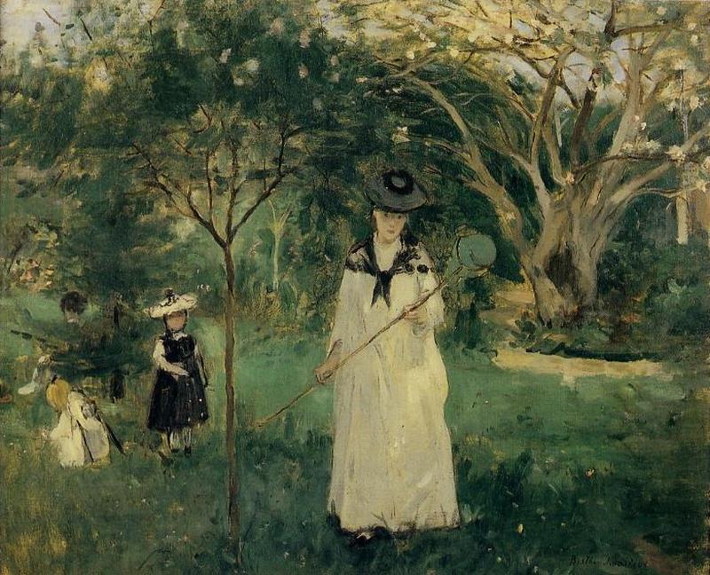 Berthe Morisot. La Chasse aux Papillons, 1874, musée d'Orsay.