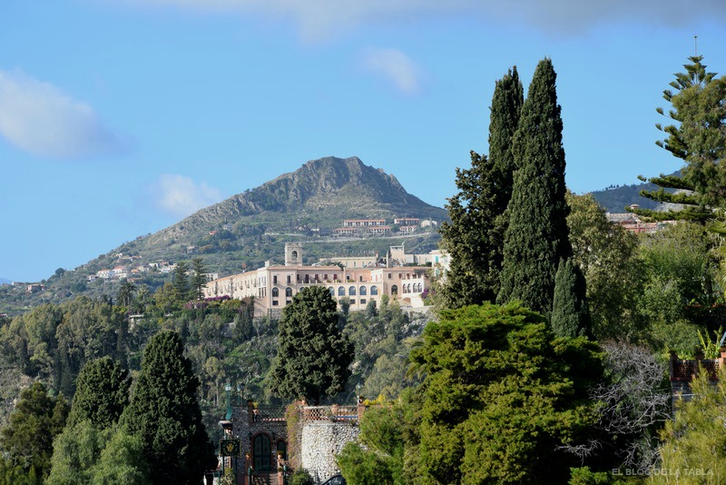 Vista de Taormina en Sicilia