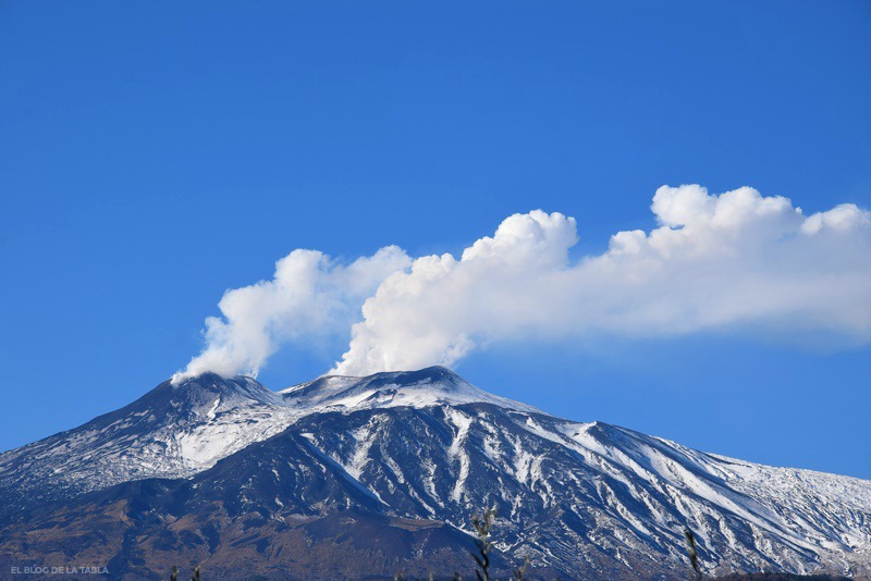 fumarolas del volcán Etna