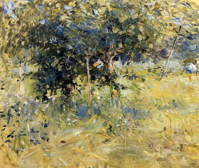 Willows in the Garden at Bougival. Berthe Morisot · 1884
