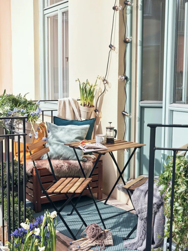 terraza balcón decorar verano