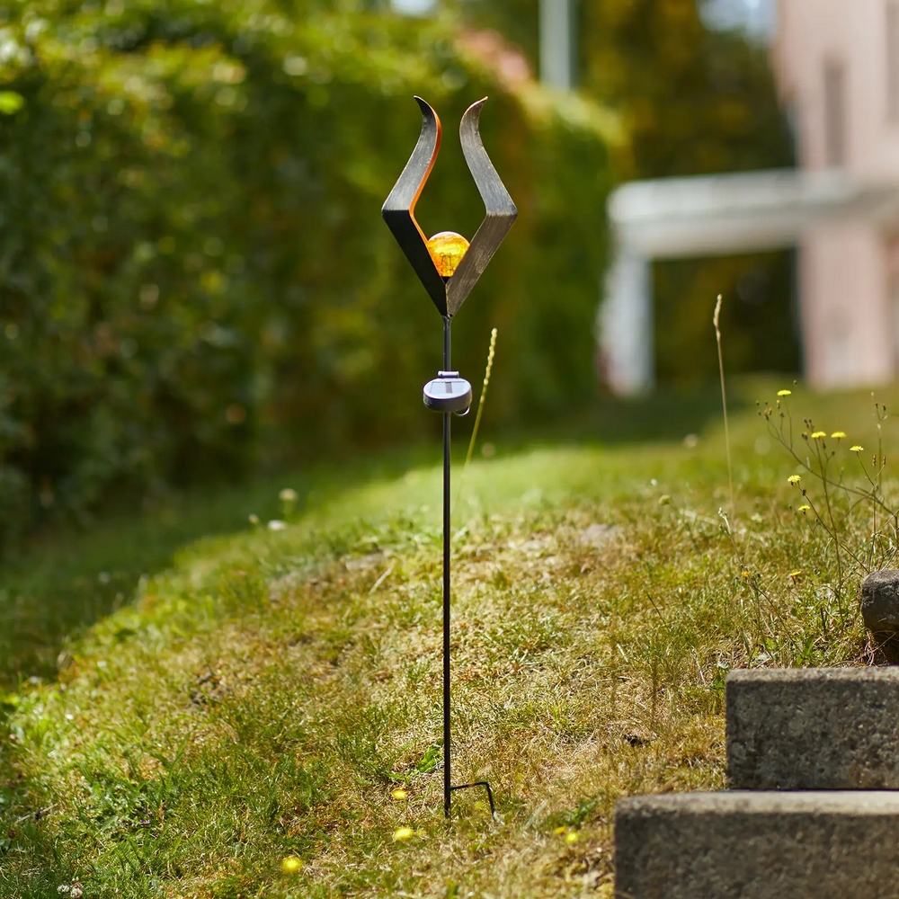 Lámparas solares decorativas para el jardín con pica de tierra