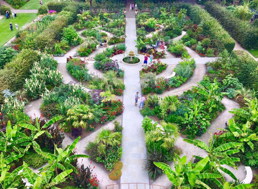 jardín exótico plantas tropicales Wisley