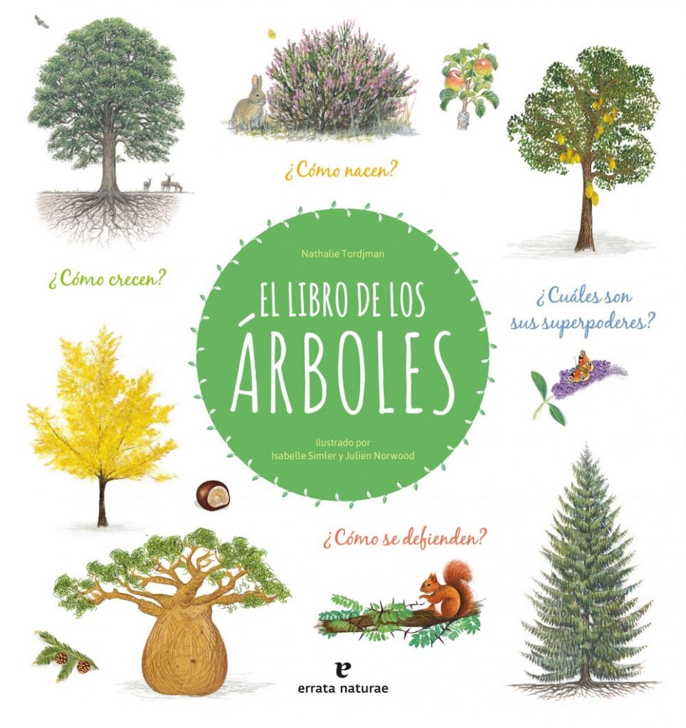 Portada de El Libro de los Árboles, una guía interactiva para descubrir el increíble mundo de los árboles