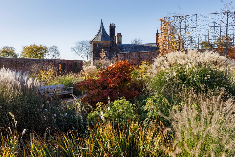 Paradise Garden de Bridgewater, el jardín diseñado por Tom Stuart-Smith en otoño