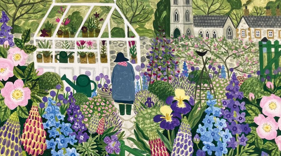 Vanessa Bowman pintura de flores y jardines