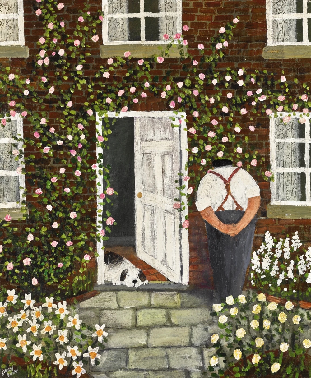 Gary Bunt pintura de jardines y paisajes de la campiña inglesa