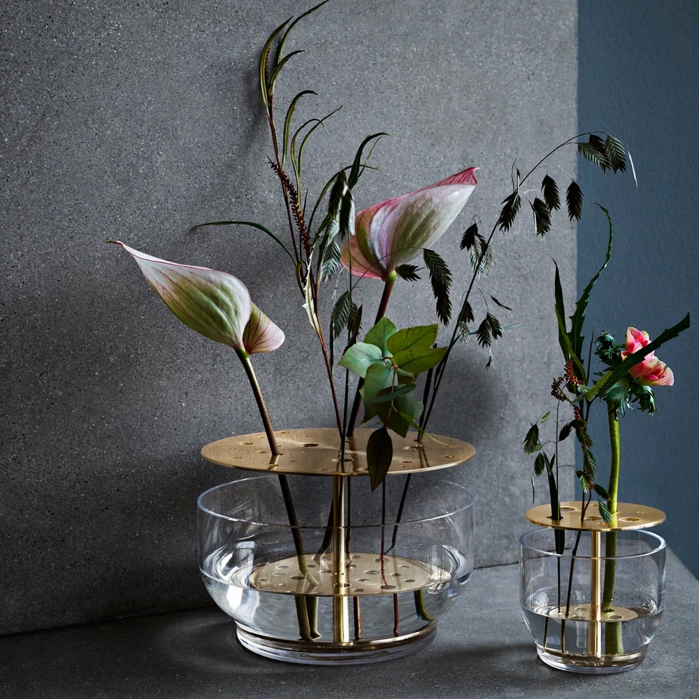 Jarrón Ikebana para arreglos estilo Nageire