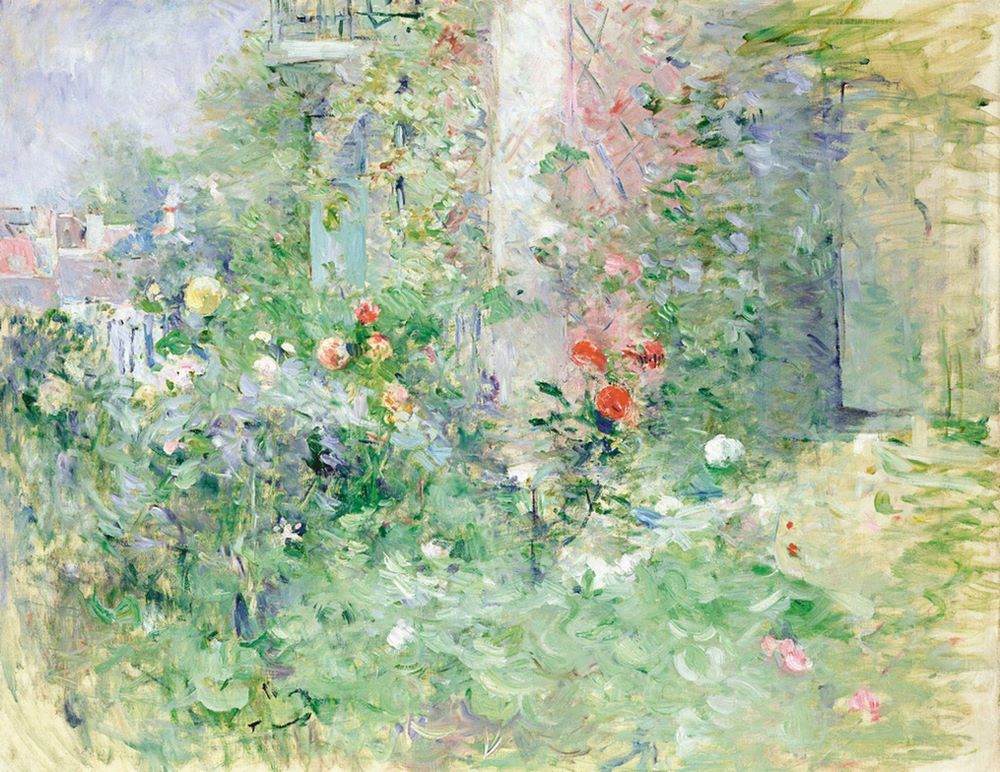 Jardin de Bougival, 1884. Berthe Morisot